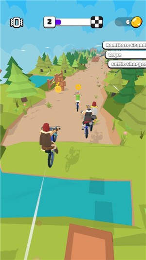 疯狂自行车大作战手游app截图