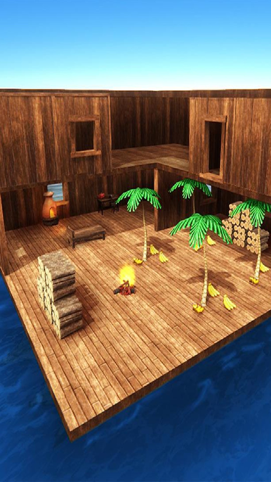 海洋木筏求生3D手游app截图