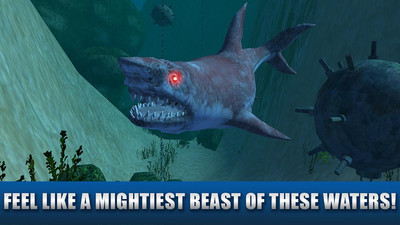 凶残鲨鱼模拟3D手游app截图