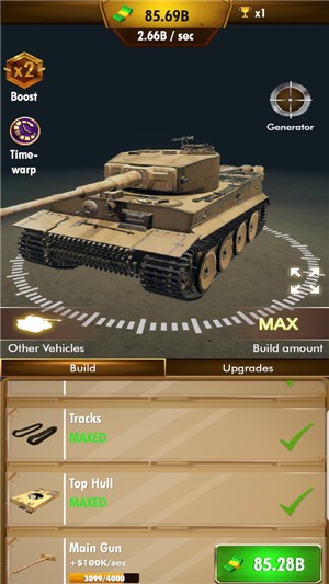 超级坦克3D手游app截图