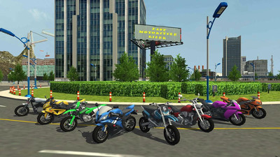 城市摩托车骑手手游app截图