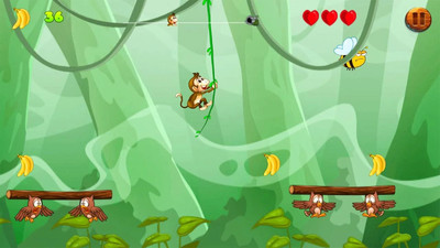 丛林猴子闯关手游app截图