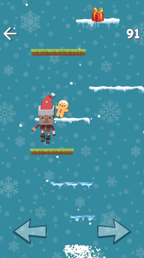 像素圣诞老人跳高高手游app截图