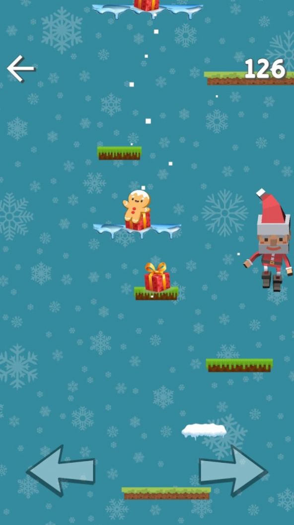 像素圣诞老人跳高高手游app截图