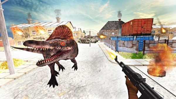 城市恐龙狙击战手游app截图