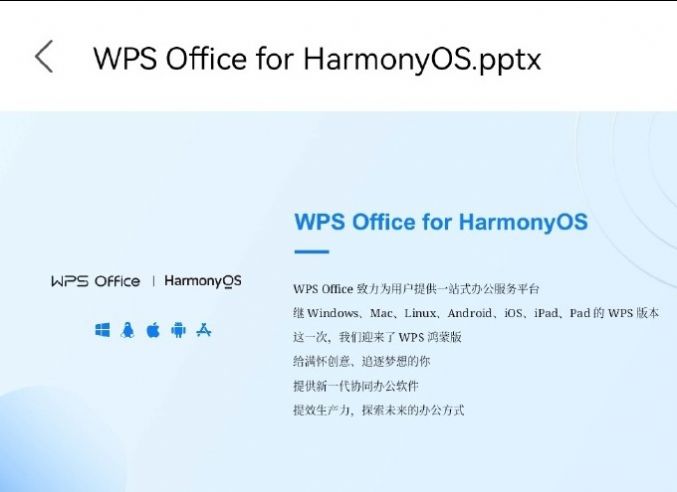 WPS鸿蒙HarmonyOS版正式版手机软件app截图