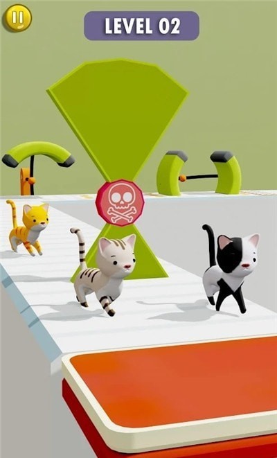 猫咪障碍赛3D手游app截图