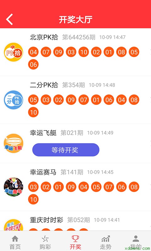 辽宁福彩快乐8中奖图表手机软件app截图
