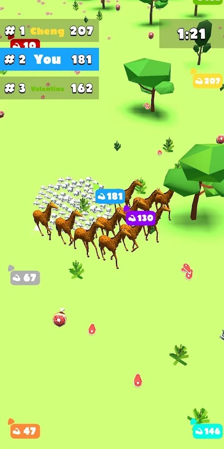 拥挤森林百兽之争手游app截图