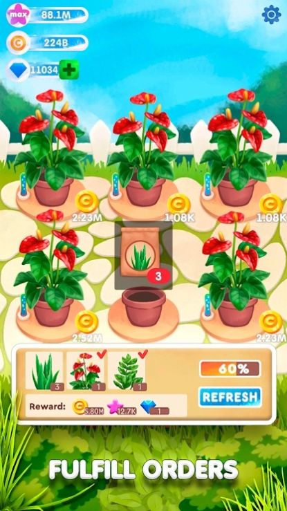 闲置植物花园手游app截图
