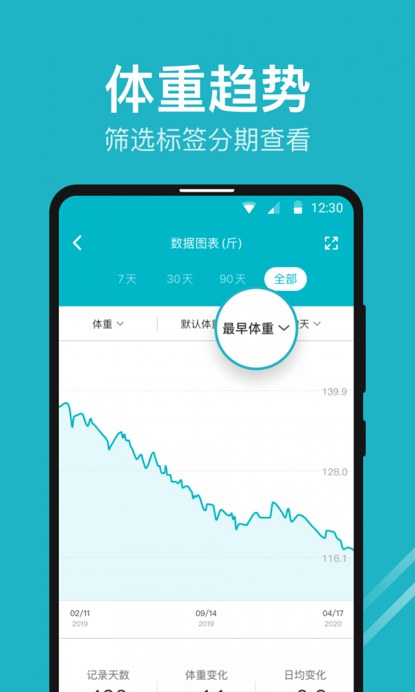 体重小本安卓版手机软件app截图