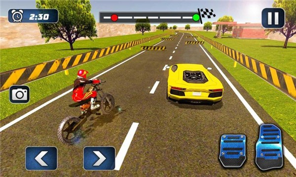 摩托车对决赛车最新版手游app截图