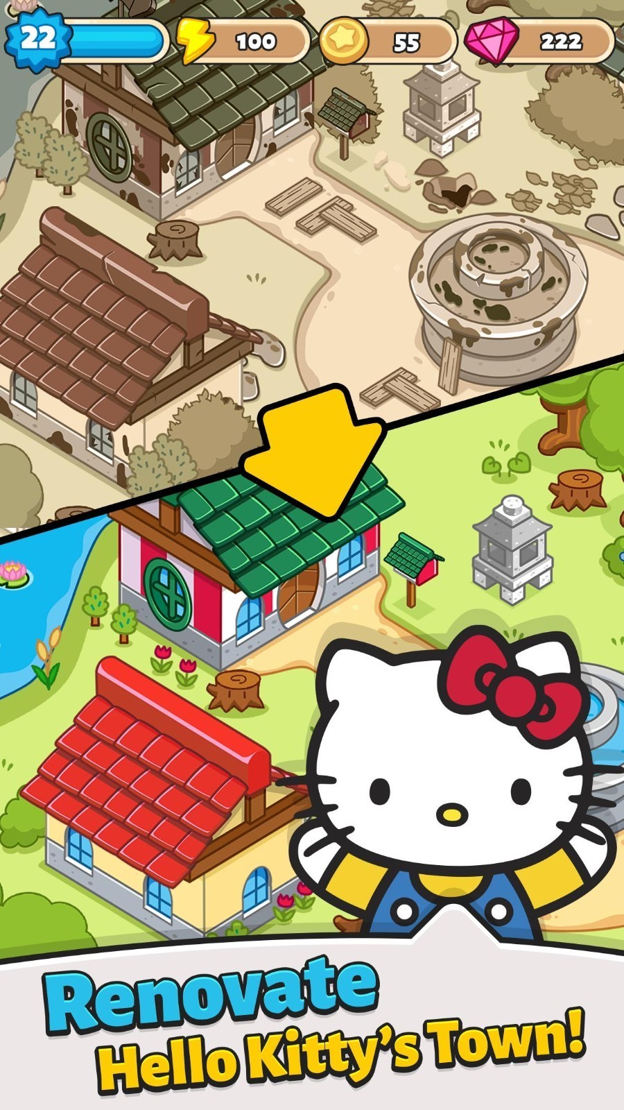 凯蒂猫合并小镇最新版手游app截图