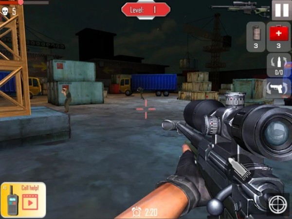 狙击杀手3D现代城市战争手游app截图