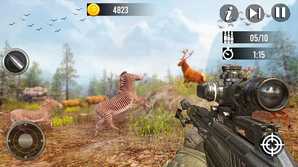 狙击手鹿射击猎人3D手游app截图