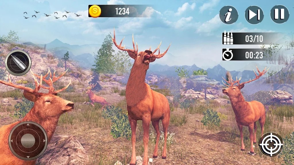  狙击手鹿射击猎人3D手游app截图