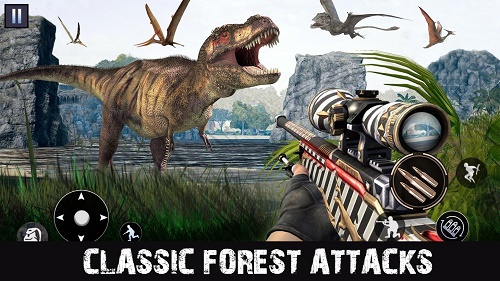 FPS猎杀恐龙射击手游app截图