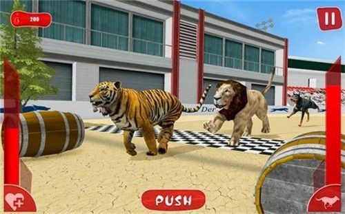 狮子赛跑3D手游app截图