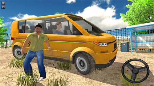 村庄出租车驾驶模拟器手游app截图
