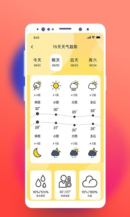 气象桌面天气手机软件app截图