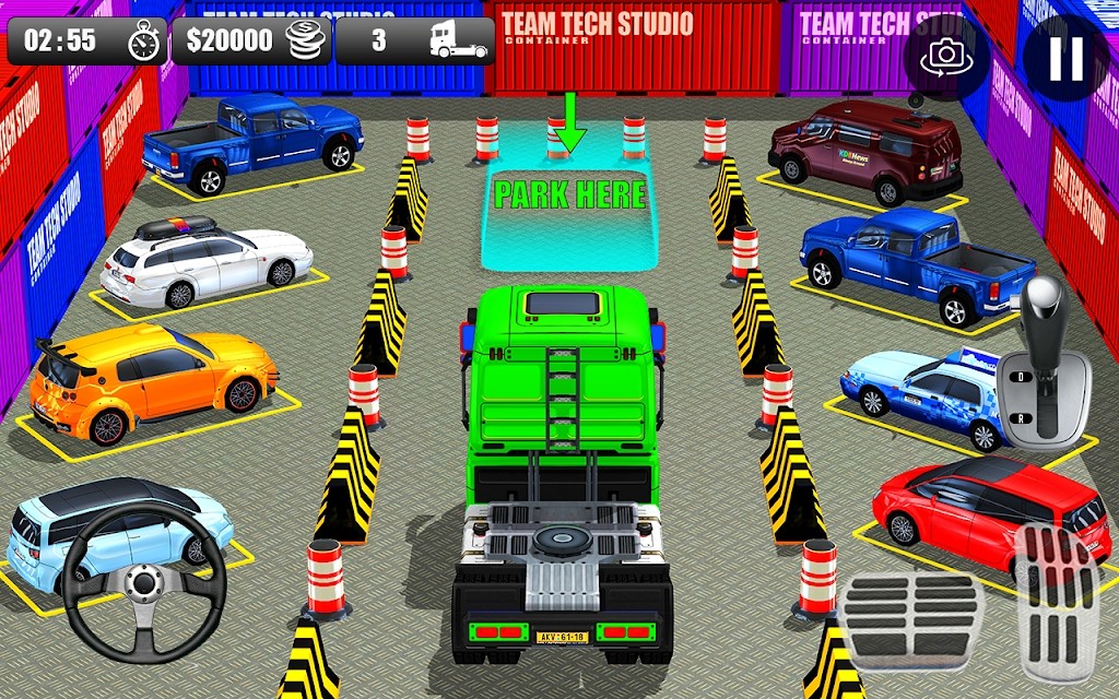 重型卡车模拟器停车手游app截图