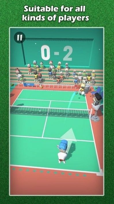 自由挥动网球手游app截图