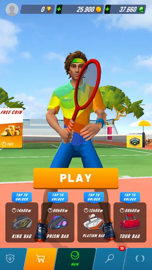 网球碰撞3D下载手游app截图