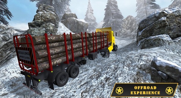 雪地卡车运输手游app截图