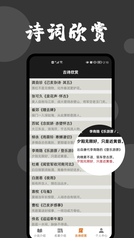 爱文者小说手机软件app截图