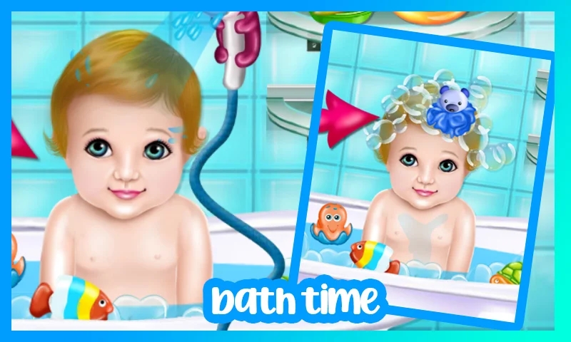 甜蜜的婴儿沐浴手游app截图