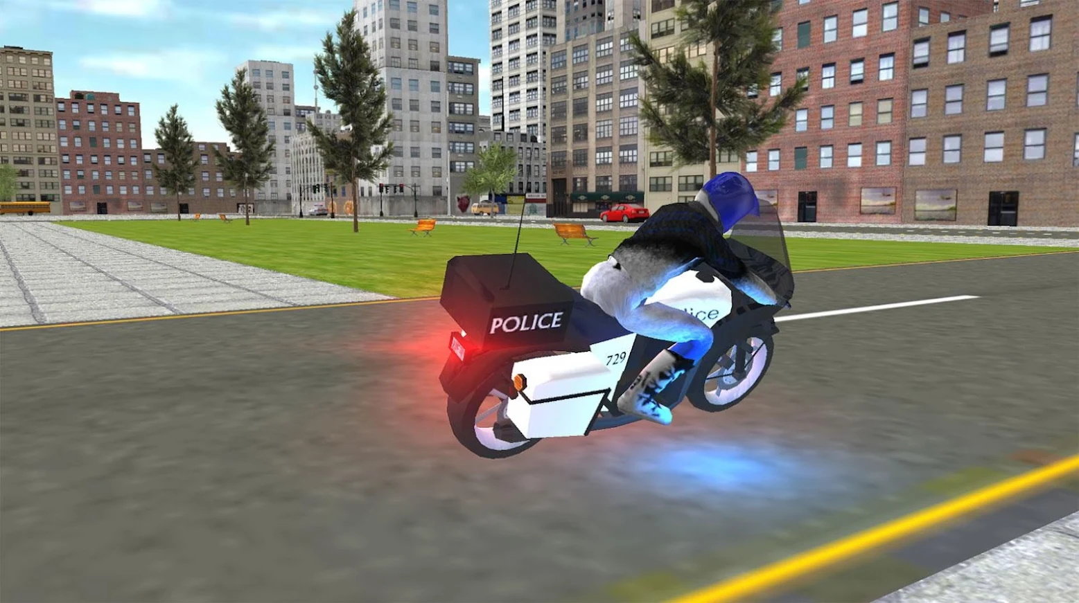 真实警察摩托车模拟器手游app截图