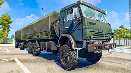 军队货车驾驶3D手游app截图