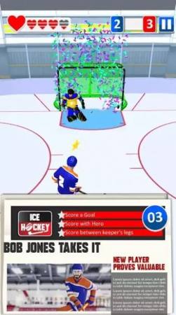 冰球比赛3D手游app截图