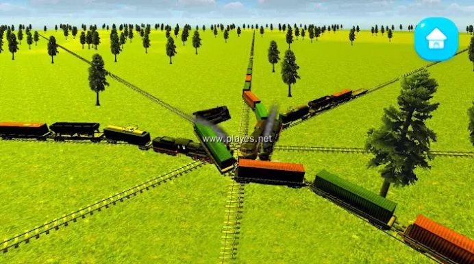 火车碰撞铁路模拟手游app截图