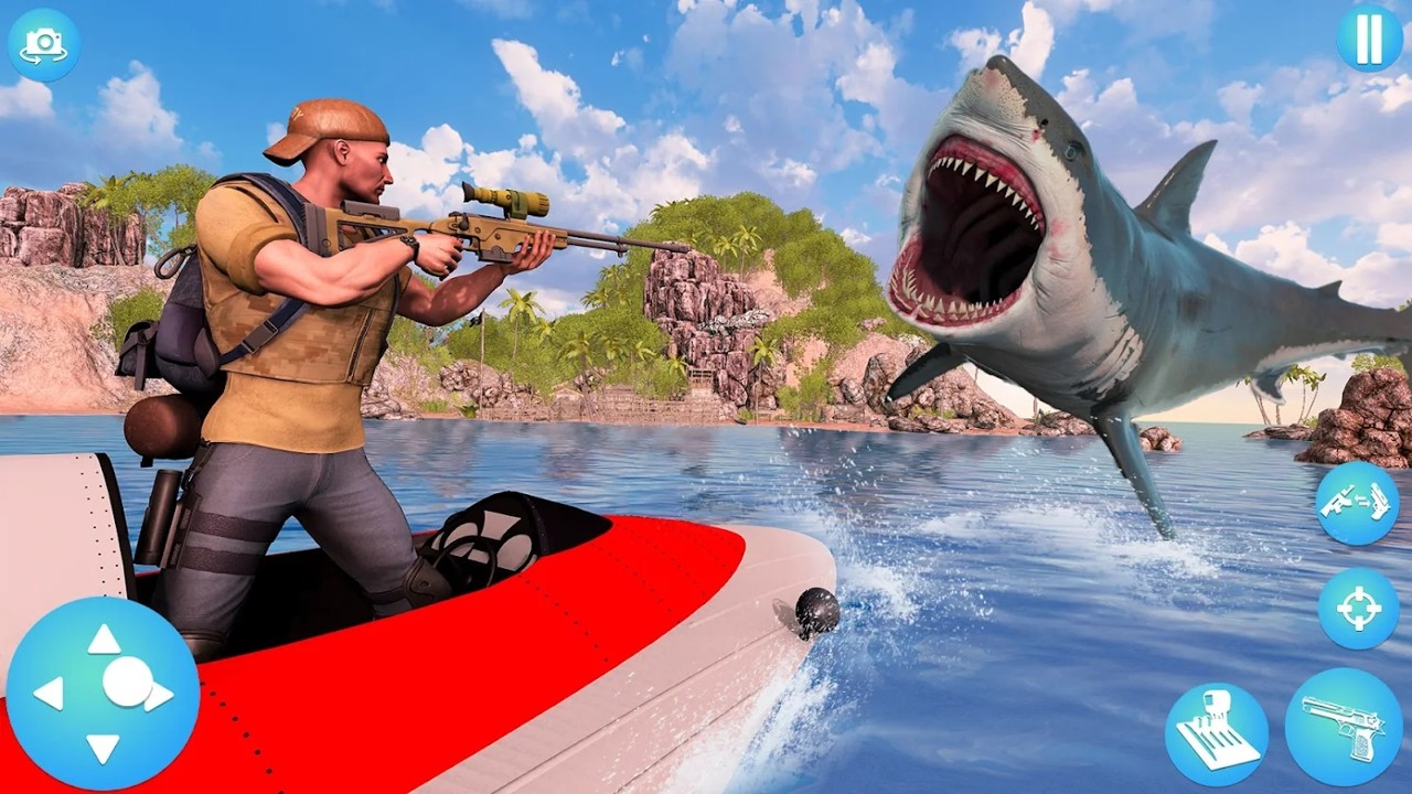 鱼猎人鲨鱼模拟器手游app截图