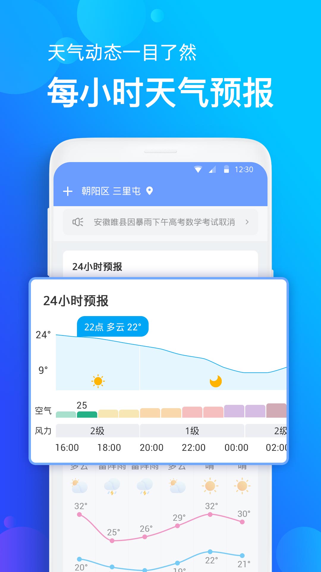 碧空天气手机软件app截图