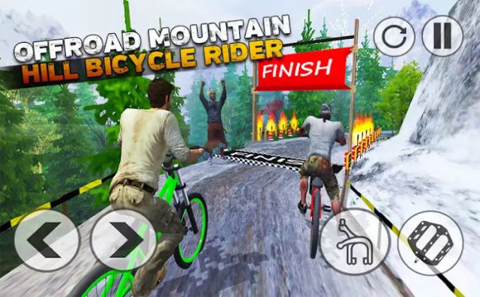 越野山地自行车骑士手游app截图