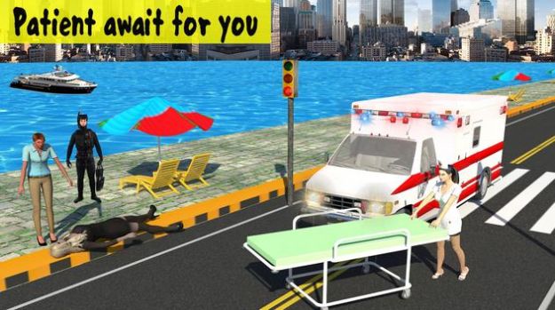 城市救护车救援司机手游app截图