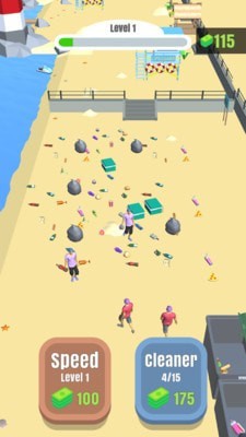 沙滩清洁工手游app截图