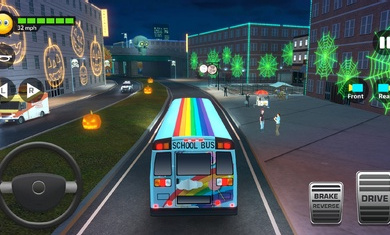 学校巴士驾驶模拟器手游app截图