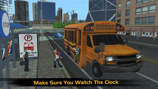 校园巴士模拟器手游app截图
