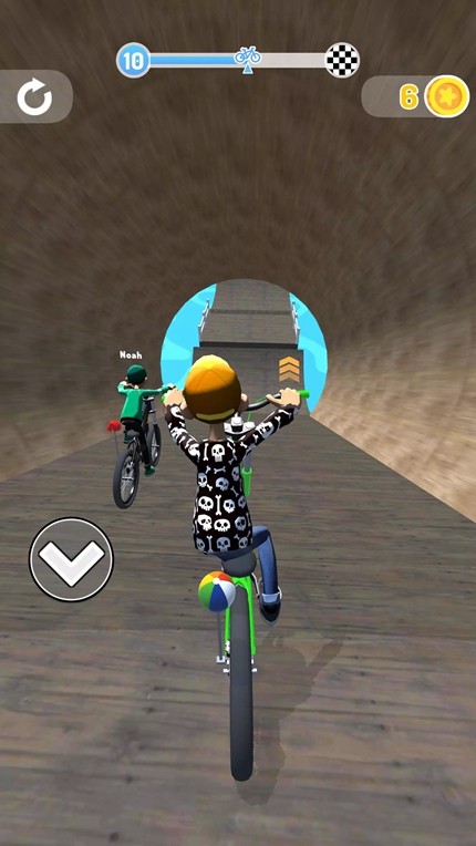 骑自行车的挑战3D手游app截图