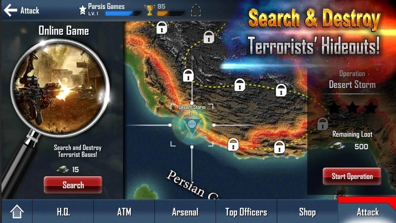 特种部队反恐打击战士手游app截图