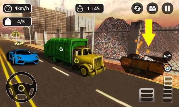 模拟垃圾车清洁手游app截图