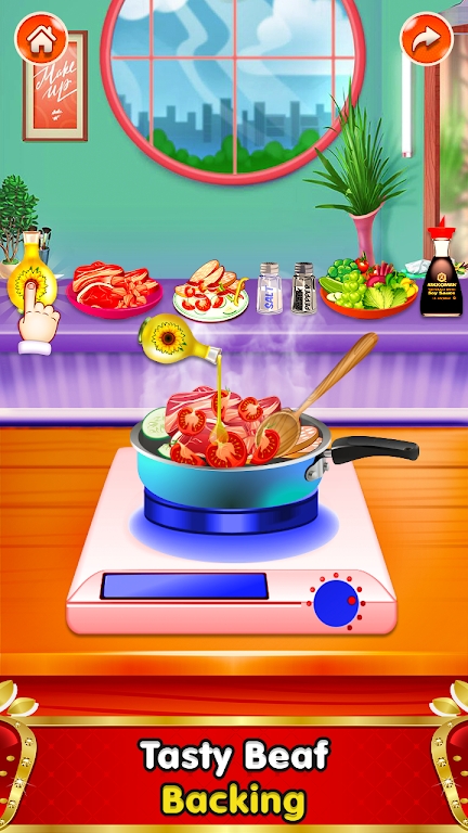 中国美食3D烹饪手游app截图