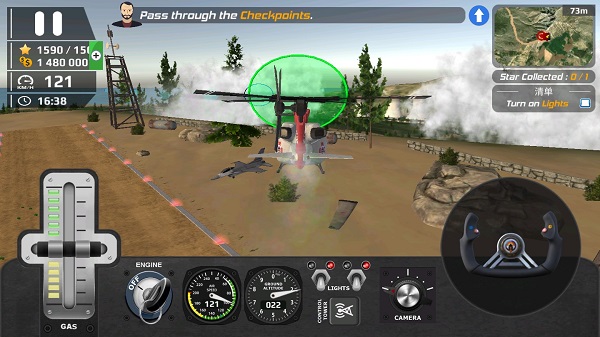 直升机飞行模拟器手游app截图