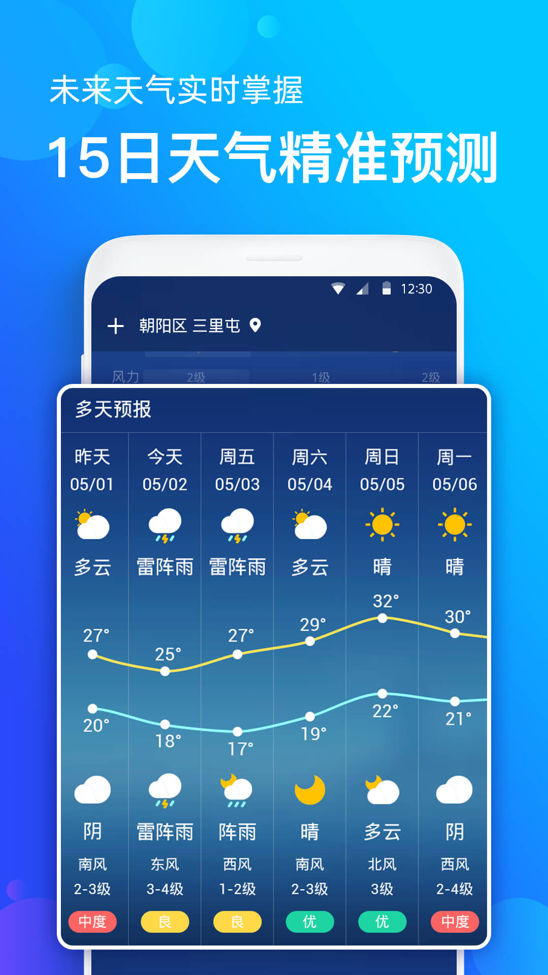 天气准手机软件app截图
