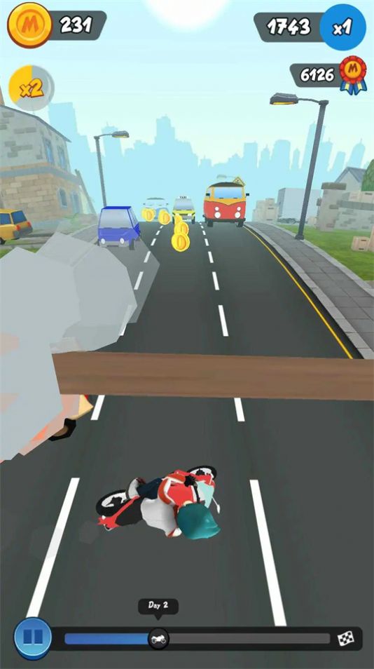 无尽的摩托车驾驶手游app截图