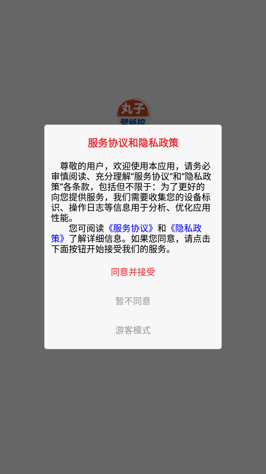 丸子壁纸控手机软件app截图