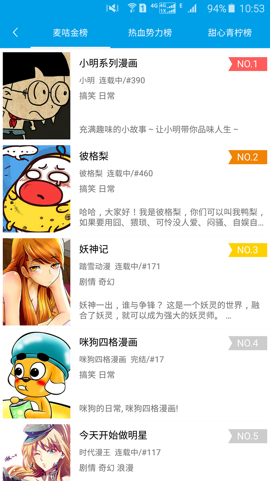 呱呱漫画在线观看手机软件app截图